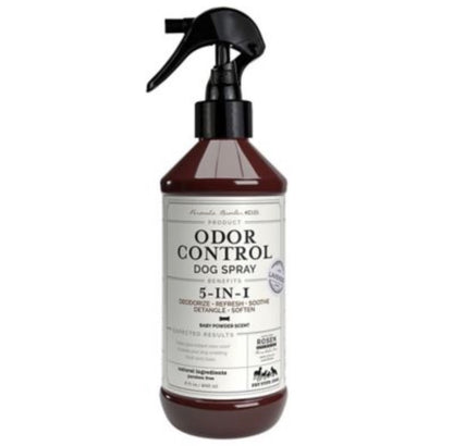 5-in-1 Dog & Pet Deodorizer Spray – Lavender Scent with Oatmeal & Aloe (8 oz / 240 ml)