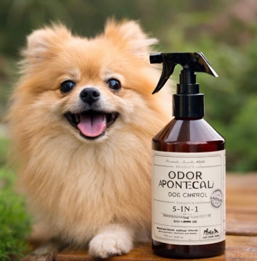 5-in-1 Dog & Pet Deodorizer Spray – Lavender Scent with Oatmeal & Aloe (8 oz / 240 ml)