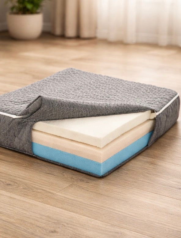 Dog Beds Large Sized Dog XL Orthopedic Washable & Waterproof Dog Crate Bed