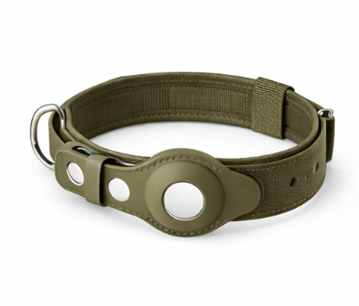 Leather Anti-Lost Dog Collar and Leash